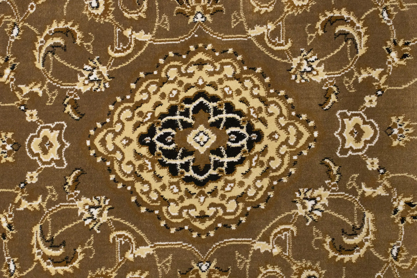 Classic Brown Floral Vintage Style 3x12 Machine Made Oriental Rug Runner