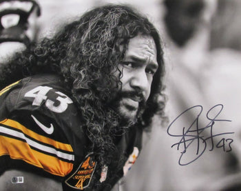 Troy Polamalu Signed/Autographed 16X20 Photo