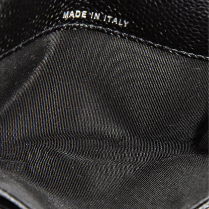 Caviar Chanel Incognito Flap Card Case Quilted