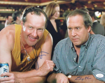 Chevy Chase/Randy Quaid Dual-Autographed 11X14