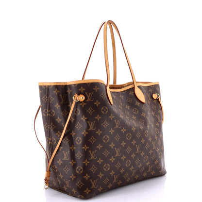 Louis Vuitton Neverfull Nm Tote Monogram Canvas Gm