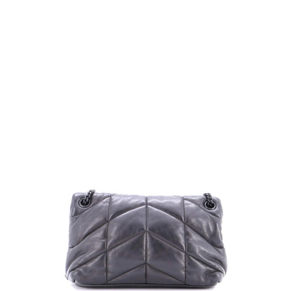 Saint Laurent Loulou Puffer Shoulder Bag Quilted Leather Small