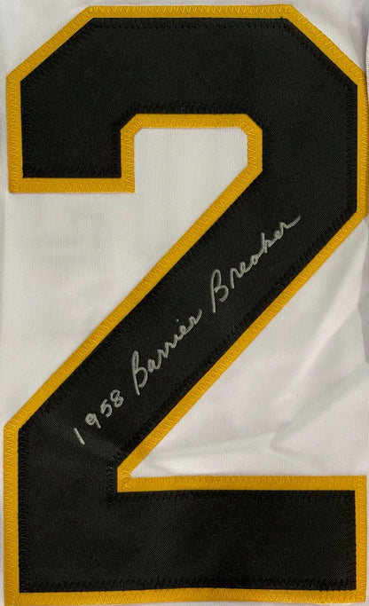 Willie O'Ree "Hof 2018 Barrier Breaker 58" Autographed Boston Bruins Jersey (Jsa