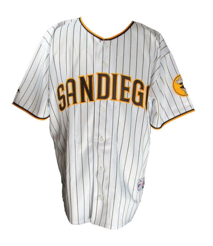 Fernando Tatis Jr. Signed Padres White Majestic Baseball Jersey XL JSA 164316
