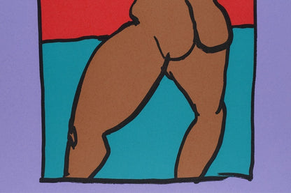 Ken Done Man Figure Signed Original Silkscreen Pop Art Limited Edition 190/200