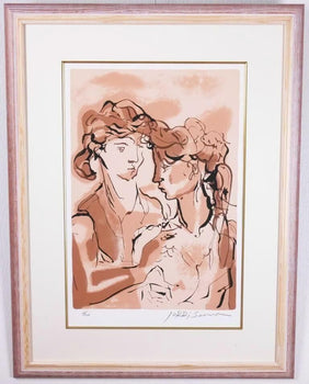 Jordi Serra (Spain Potter) Original Lithograph Art Print Signed Numbered Framed