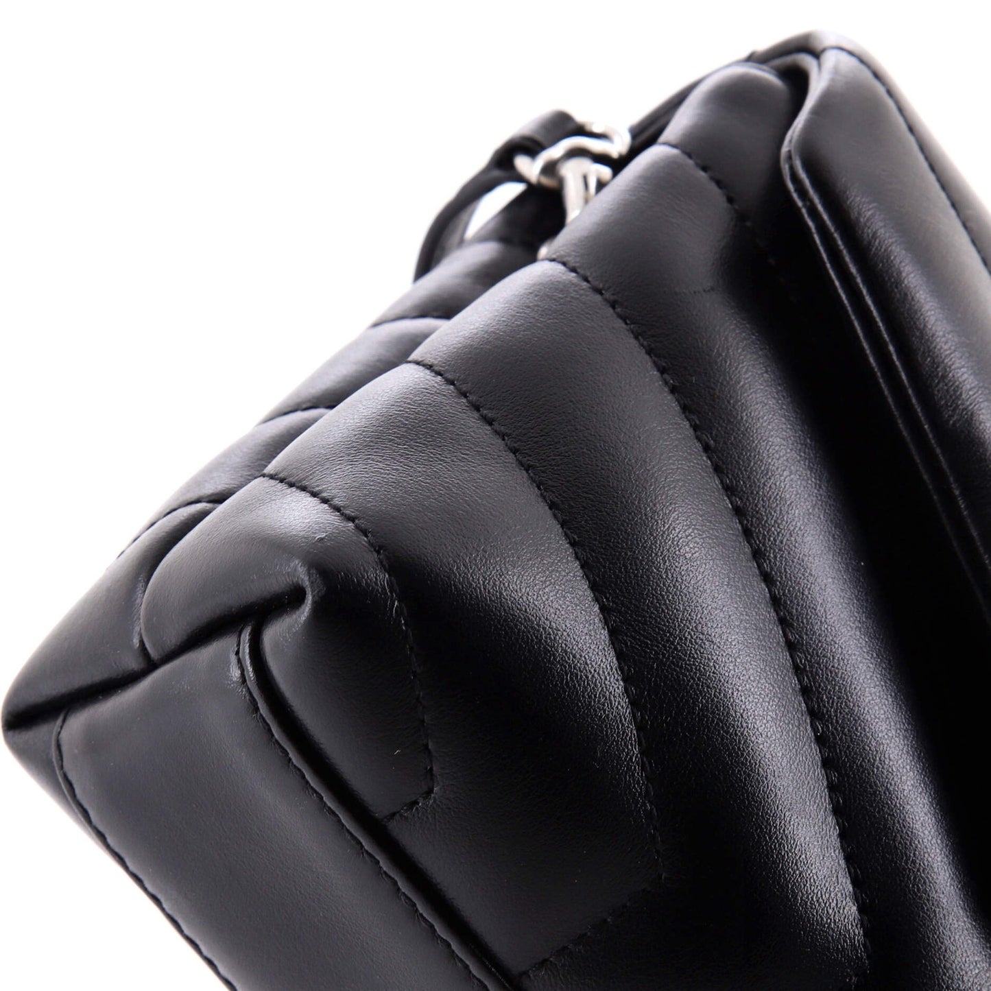 Saint Laurent Loulou Shoulder Bag Matelasse Chevron Leather Toy