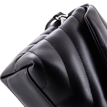 Saint Laurent Loulou Shoulder Bag Matelasse Chevron Leather Toy