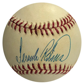 Frank Robinson Autographed Baseball