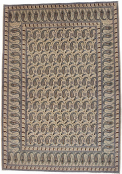 Semi-Antique Hand-Knotted Oriental Rug Floral