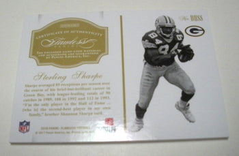 Sterling Sharpe 2016 Flawless Game  Dual Jersey