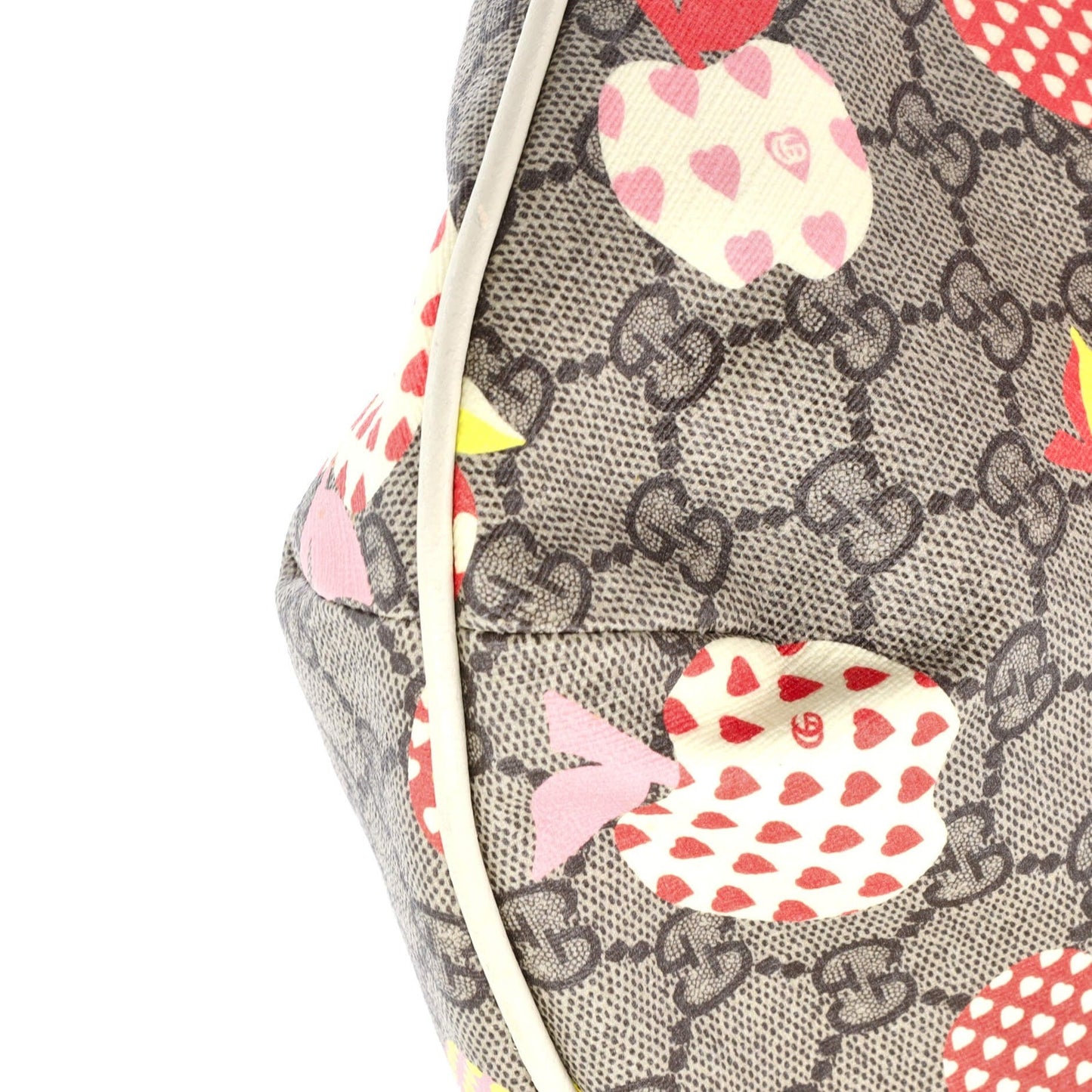 Gucci Ophidia Half Moon Hobo Printed Gg Coated Canvas Small