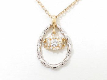 Southern Cross Diamond 0.304/0.15Ct Necklace K18Yg/Pt900