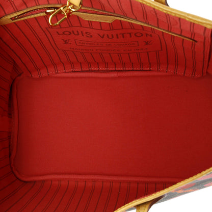 Louis Vuitton Neverfull Nm Tote Limited Edition Monogram Ramages Mm