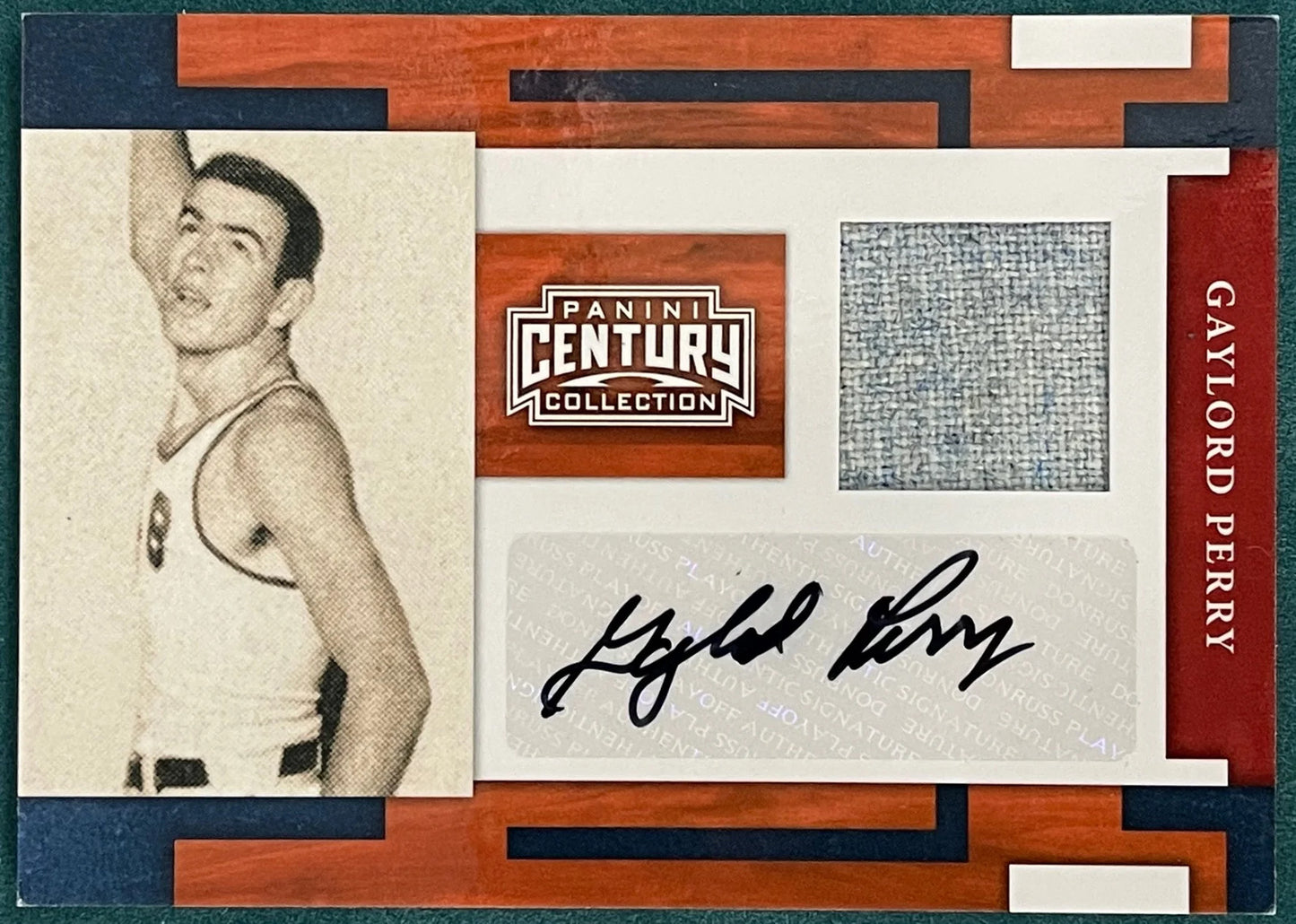 Gaylord Perry 2010 Panini Century Collection Autographed Card 63/99