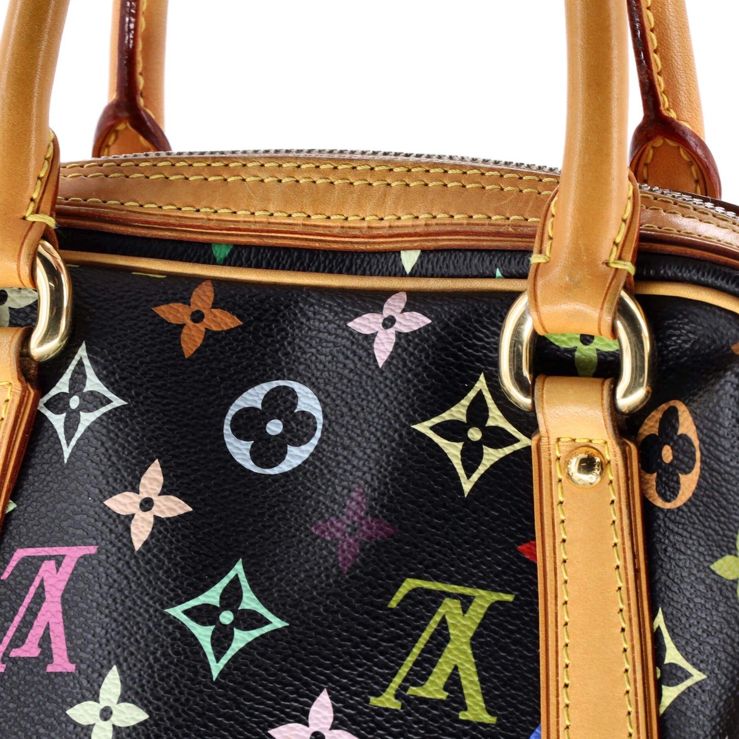 Multicolor Louis Vuitton Priscilla Handbag Monogram