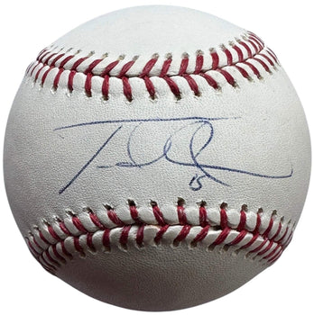 Travis D'Arnaud Autographed Official Major League Baseball (Jsa)
