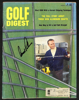Arnold Palmer Signed/Autographed March 1968 Golf