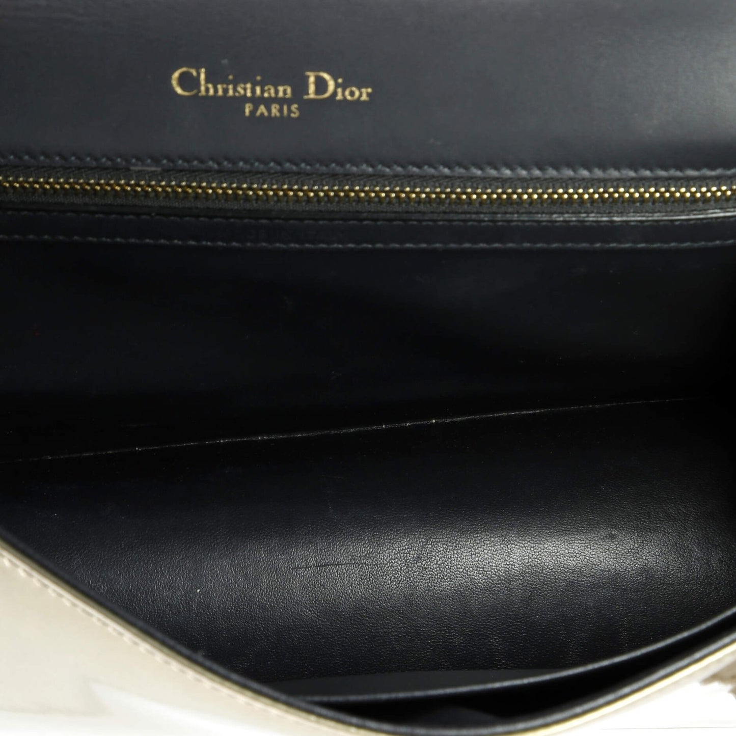 Christian Dior Diorama Flap Bag Cannage Embossed Calfskin Medium