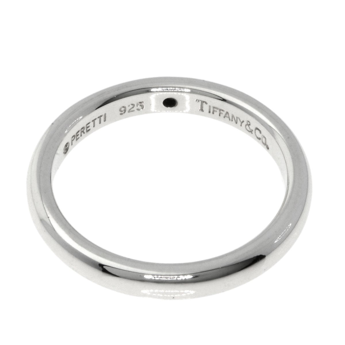 Silver TIFFANY&Co. Stacking band Ruby Ring