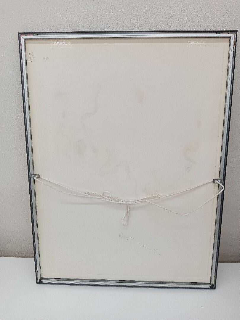 II Kim En Joong Signed Original Lithograph Print Framed ED225 Monde imaginaire