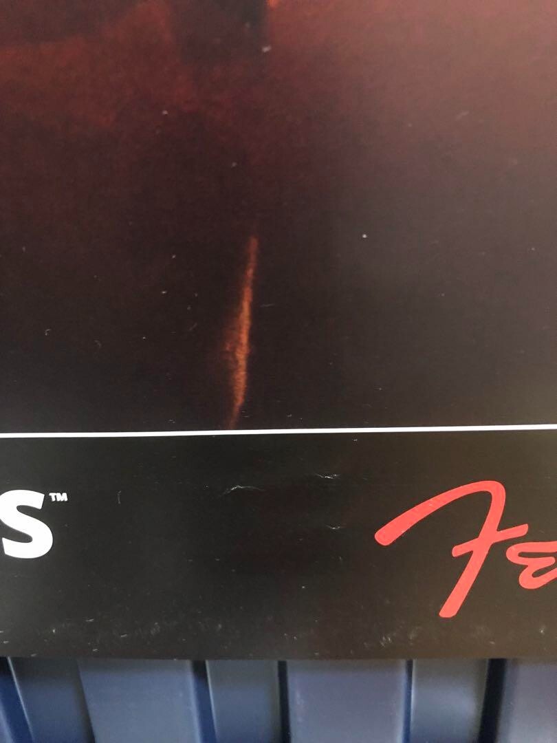 Rush Geddy Lee Large Poster Fender Guitar /The Sounds That Create Legend