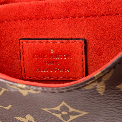 Louis Vuitton Locky Handbag Monogram Canvas With Leather Bb