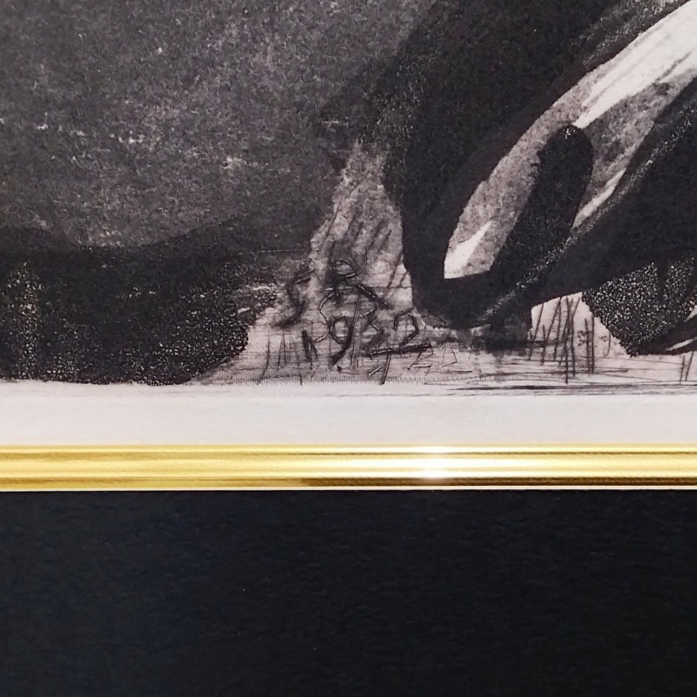 ED450 Georges Rouault "Vivre est un dur mtier" from Miserere 1922 Etching