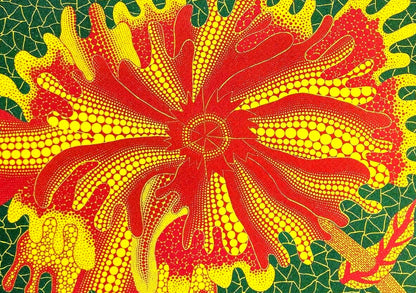 Yayoi Kusama Lithograph Mori Museum Coa Hand
