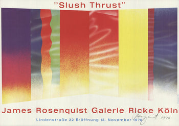 James Rosenquist Slush Thrust Signed 