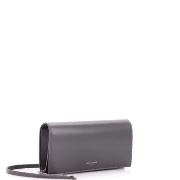 Saint Laurent Paris Chain Wallet Leather Mini