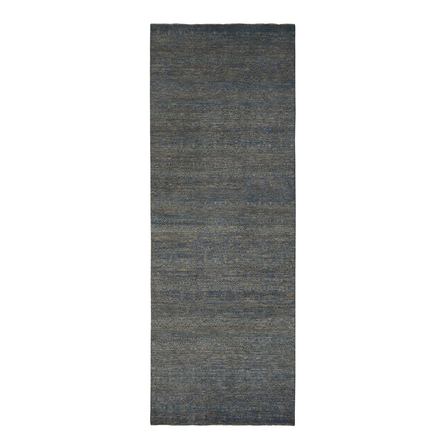 5'X14' Blue Kohinoor Collection 100% Wool Hand Knotted Gallery Size Rug