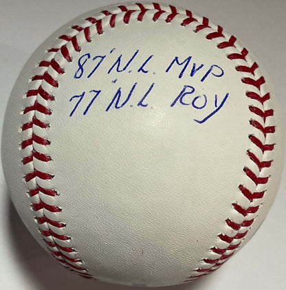 Andre Dawson Multi Stat Autographed Official