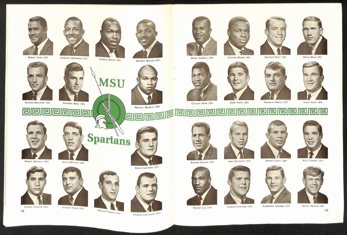 1966 Michigan State Vs Notre Dame College