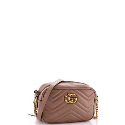 Gucci Gg Marmont Shoulder Bag Matelasse Leather Mini