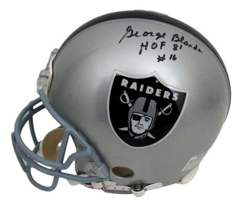 George Blanda Hof Signed Raiders Full Size
