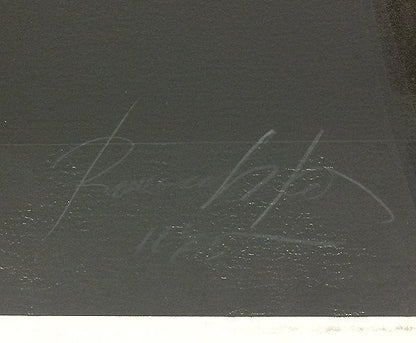 Mersad Berber Cita Original Mixed Media On Paper, 50F, Signed, Bosnian Artist