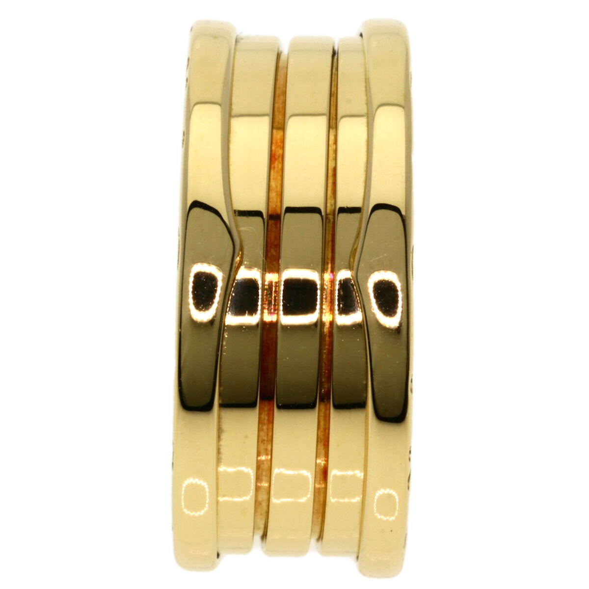 BVLGARI   Ring B.zero1 3 Band #64 K18 Yellow Gold