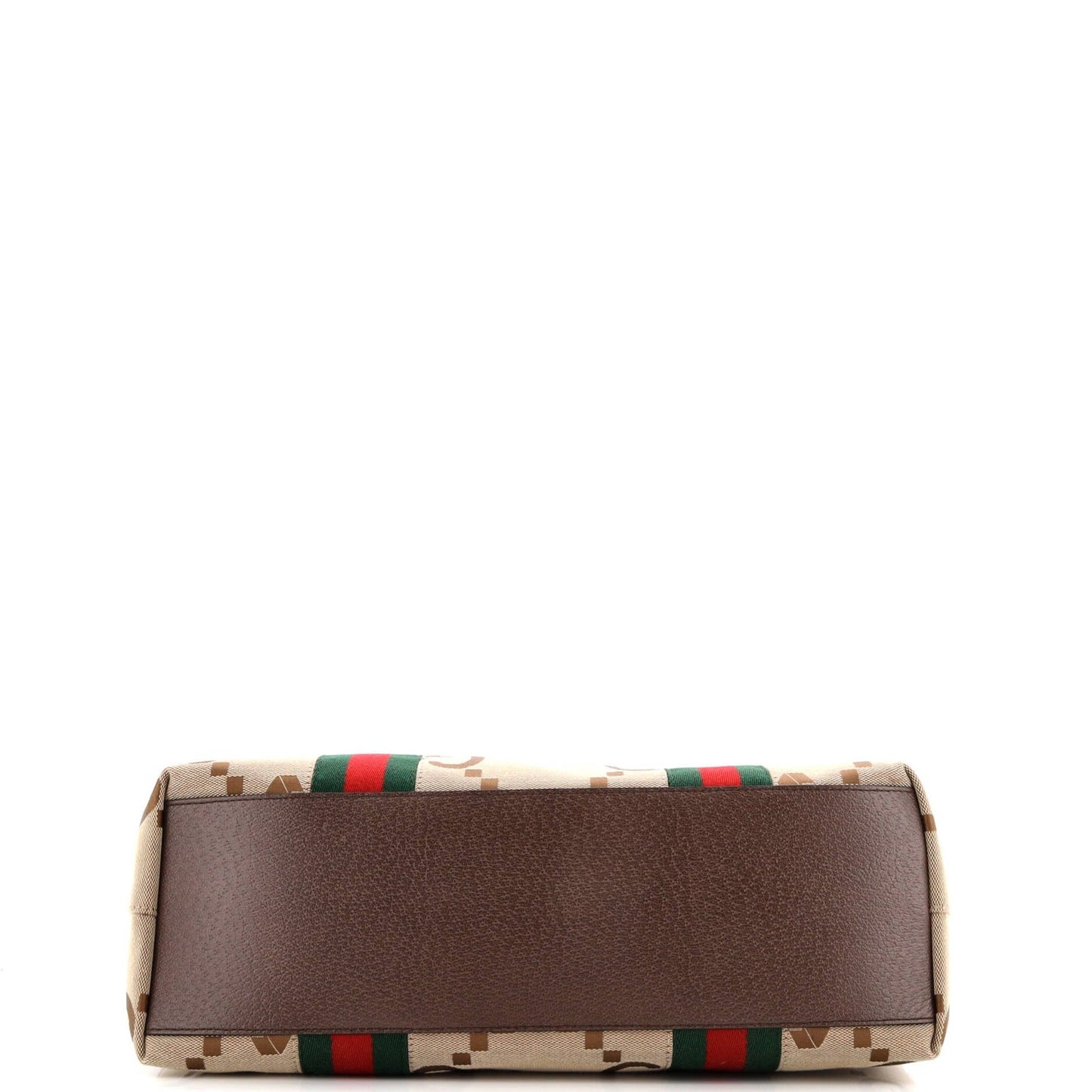 Gucci X Palace Web Shopper Tote Jumbo Gg Tri-Ferg Logo Canvas Medium