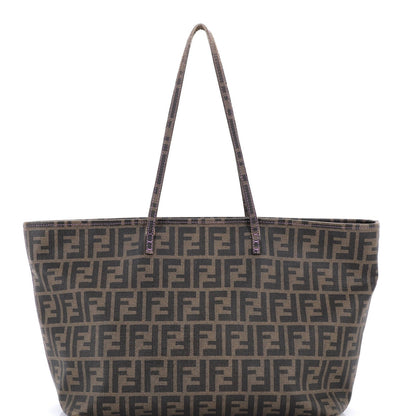 Fendi Roll Tote Zucca Coated Canvas Large