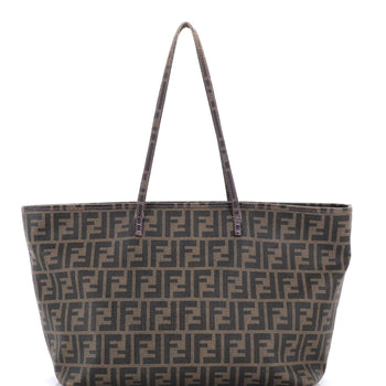 Fendi Roll Tote Zucca Coated Canvas Large