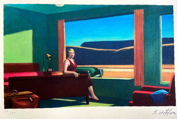 Edward Hopper, Lithograph Coa (Hand-Numbered Signed Limited)