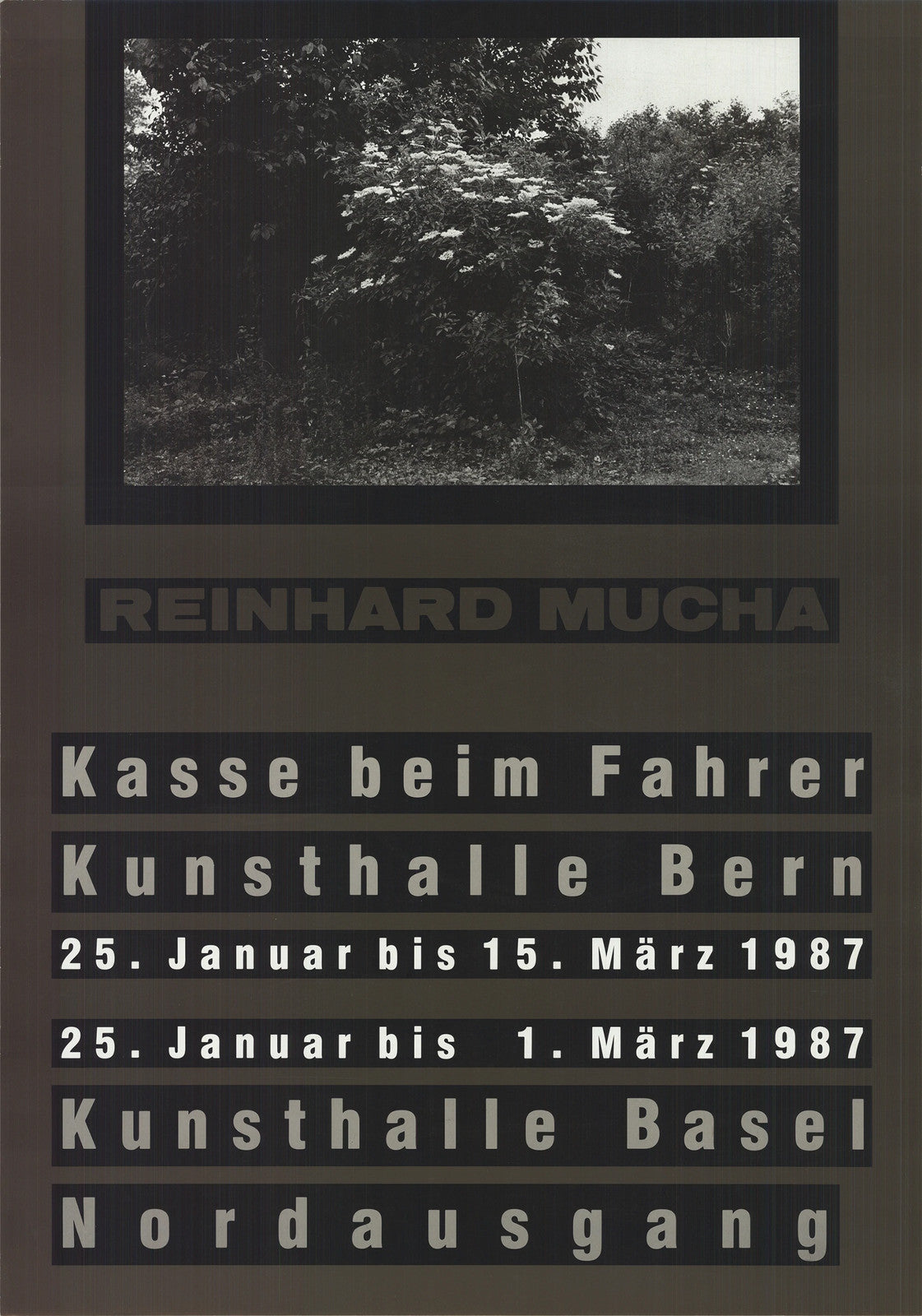 Reinhard Mucha Kasse Beim Fahrer " Offset Lithograph Photograp