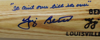 Yogi Berra Hof Yankee Signed/Insc Louisville