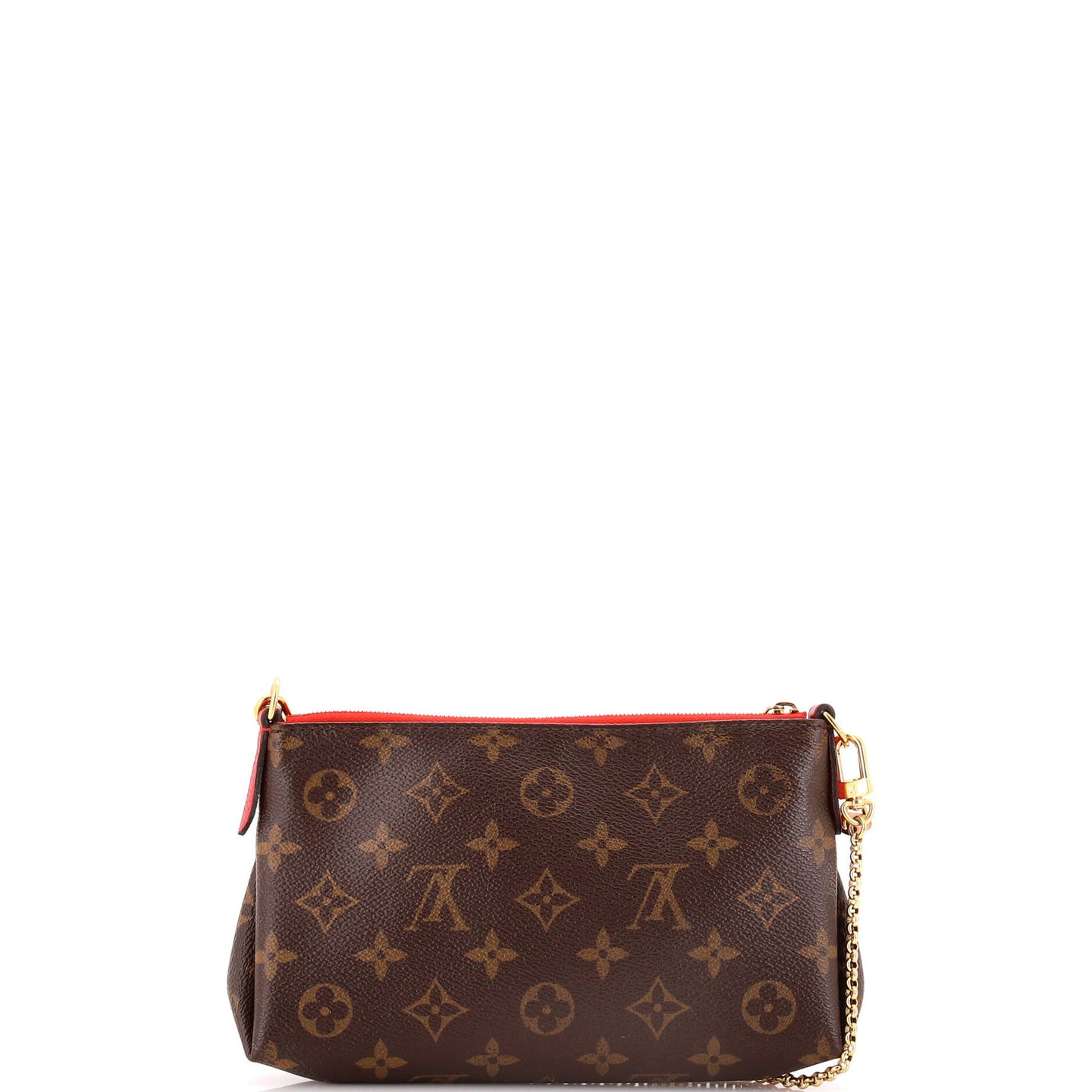 Louis Vuitton Pallas Clutch Monogram Canvas With Leather