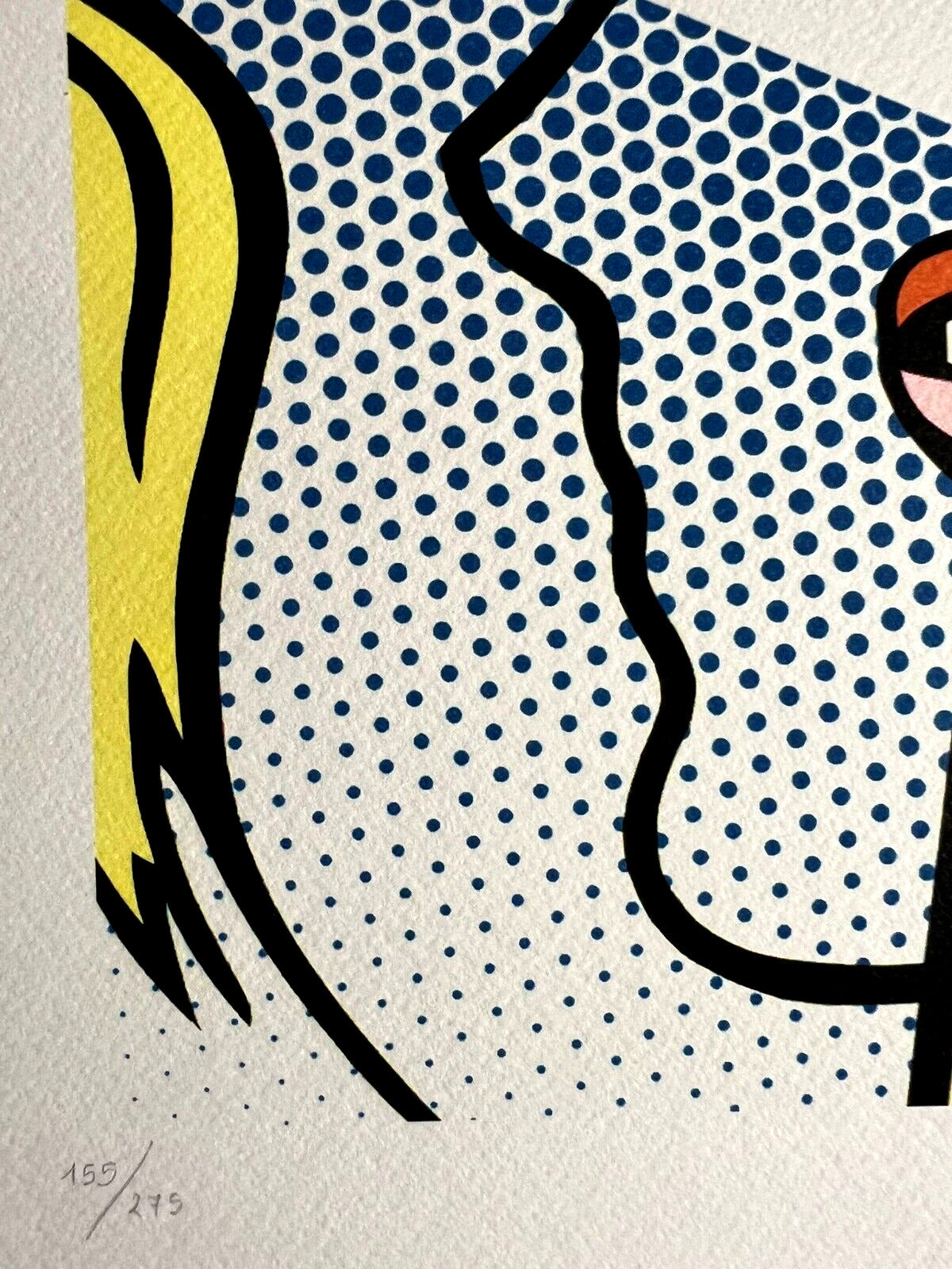 Roy Lichtenstein Lithograph Coa Signed Numbered