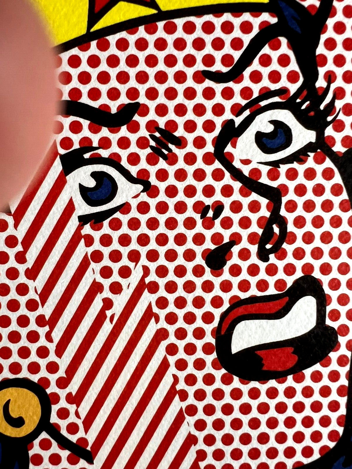 Roy Lichtenstein Lithograph Coa Signed Op Numbered