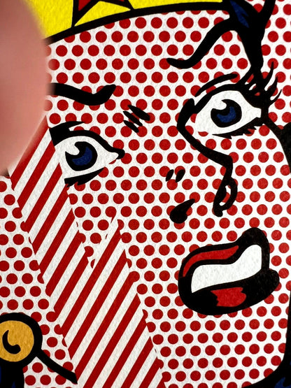 Roy Lichtenstein Lithograph Coa Signed Op Numbered