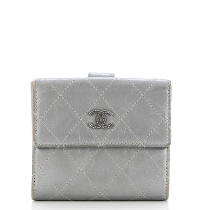Chanel Cc Compact Wallet Quilted Calfskin