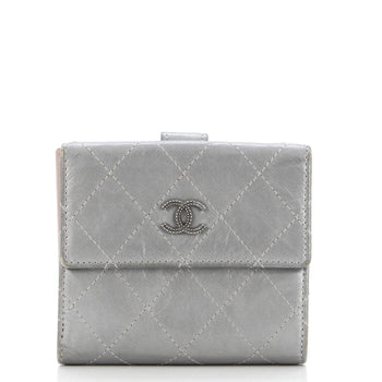 Chanel Cc Compact Wallet Quilted Calfskin